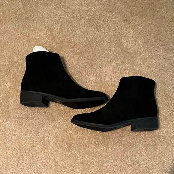 Faux Suede Ankle Booties - Picture 2 of 3